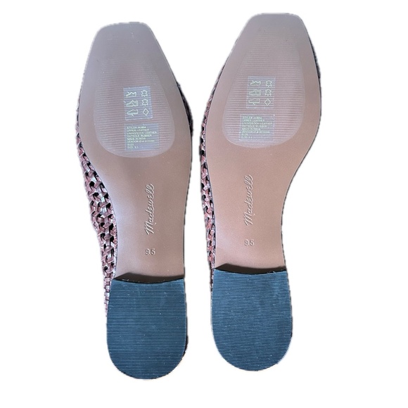 Woven Leather Mylie Ballet Flat Slip-on in Brown Cherry Wood (Madewell) - Picture 4 of 6